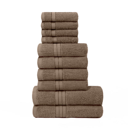 Luxury Dreamscene 100% Cotton Towel Set - Ultra Soft Bath, Hand, and Face Cloths for Ultimate Comfort