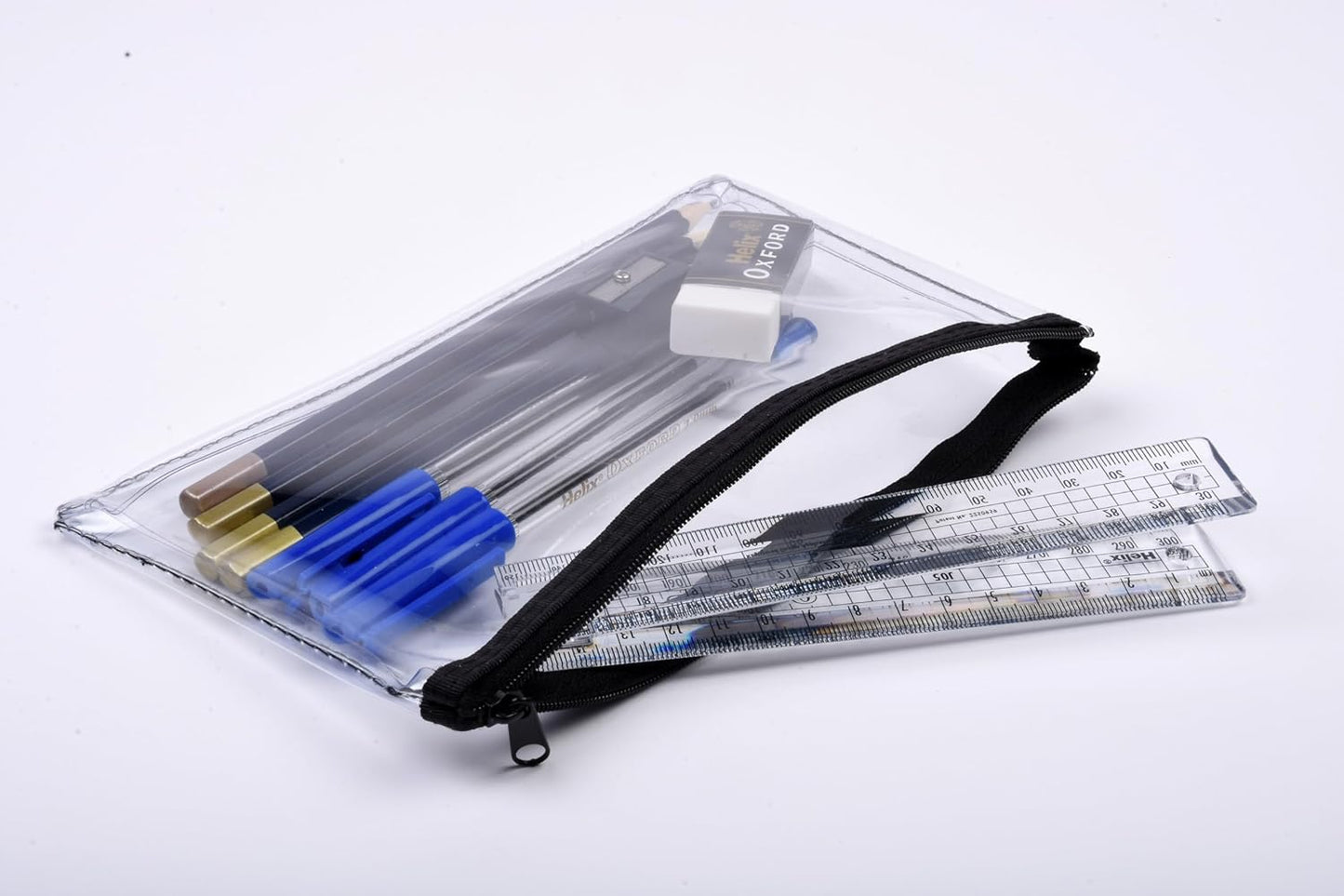 Helix Oxford 30Cm Folding Ruler, Oxford Blue