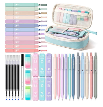 Four Candies 39 Piece Pencil Case Stationery Set