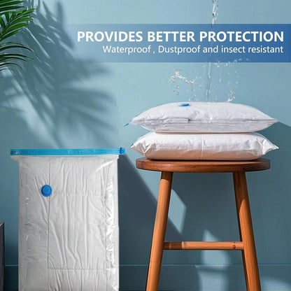 Vacuum Storage Bags 10 Pack with Electric Pump, 2XL+2L+2M+4S Reusable Vacuum Bags for Storage for Bedding Pillows, Moving and Travel, Space Saver