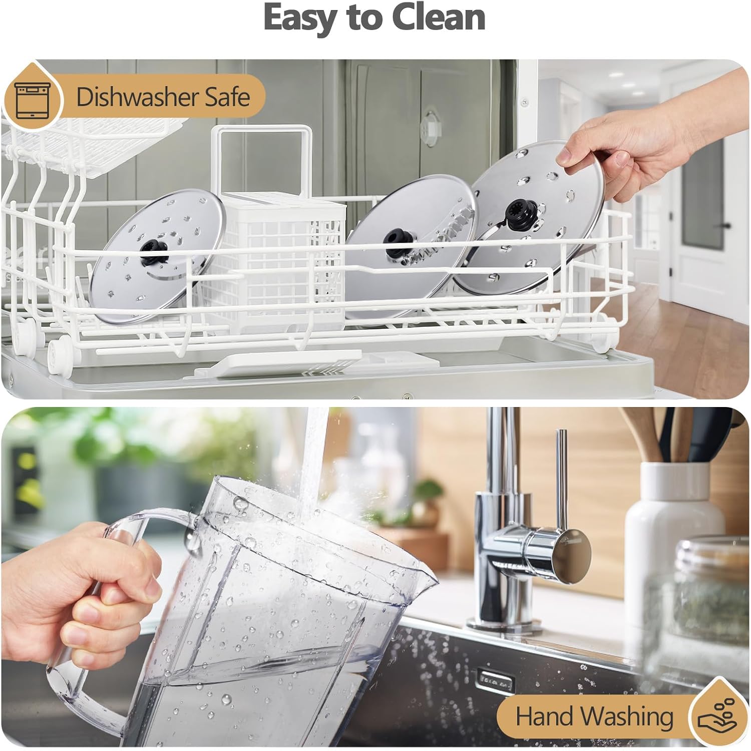 1300W Food Processor, 11-In-1 Multifunctional Kitchen Machine with 2.5L Bowl & 1.5L Blender, Mixer, Grinder, Juicer, Dough Kneader, Chopper, Slicer & Shredder for Family Use