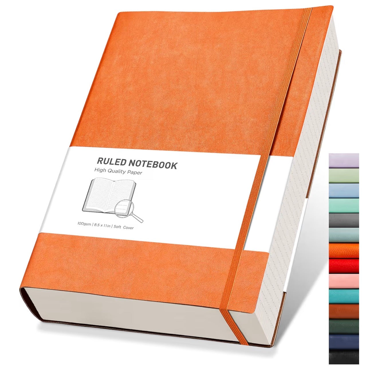 RETTACY A4 Lined Notebook 320 Pages 100 GSM