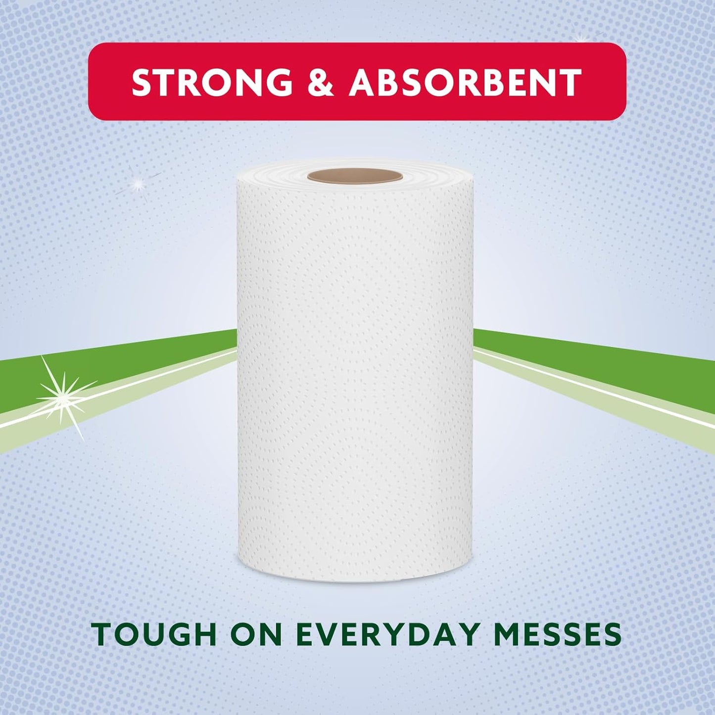 Classic Kitchen Roll, 3-Ply, Strong and Absorbent, 3 Rolls (1 Pack of 3), 80 Sheets per Roll, FSC Certified