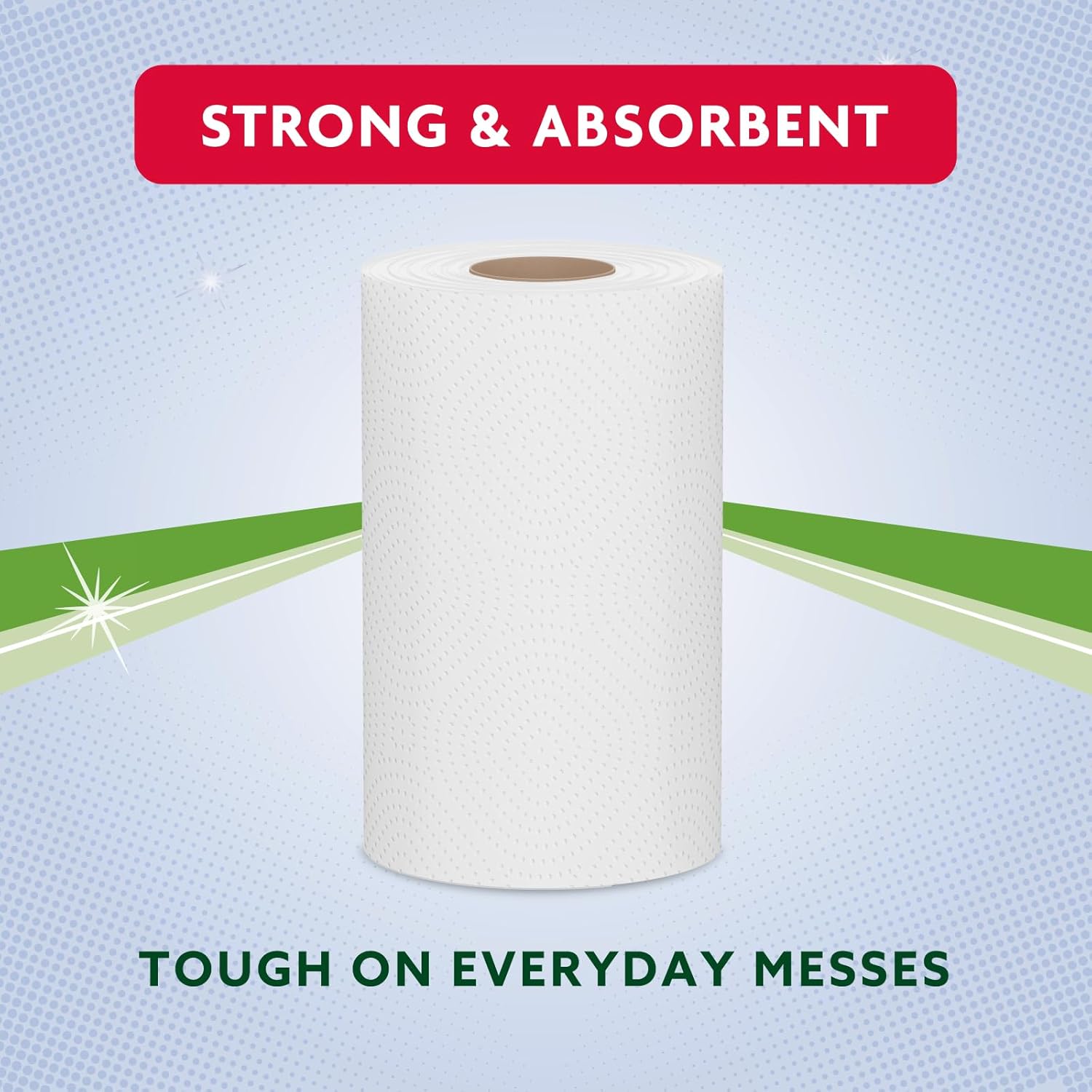 Classic Kitchen Roll, 3-Ply, Strong and Absorbent, 3 Rolls (1 Pack of 3), 80 Sheets per Roll, FSC Certified