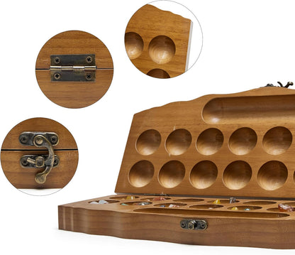 Kalaha Gemstone Game, Mancala Board Stone Game, Exciting Strategy Game