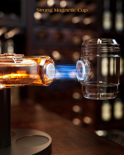 Fathers Day Birthday Gifts for Men Dad, Galaxy Spaceship Whiskey Decanter Sets for Men, Spacecraft Limited Edition, 2 Funny Shot Glasses, Unique Guys Brother Gift Ideas, Liquor Decanter for Bar