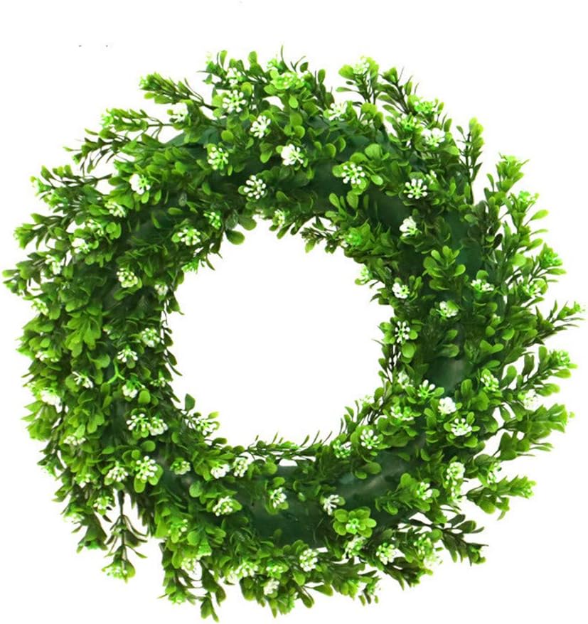 Artificial Maple Leaf Berries Pumpkin Pine Cone Garland Autumn Winter Front Door Wreath Pendant Decor for Christmas Halloween