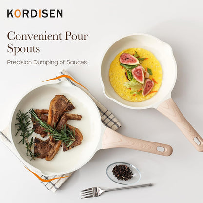 Kordisen Nonstick Frying Pan Skillet, 28 Cm Induction Ceramic Pan, Healthy and Non-Toxic, PFOA & PFAS Free