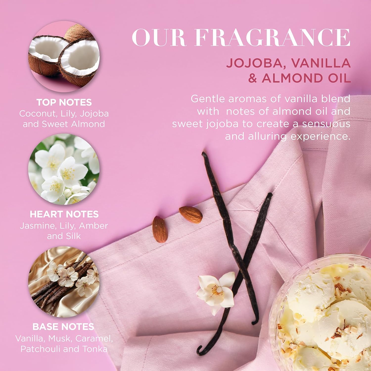 Jojoba, Vanilla & Almond Oil Luxury 24 Days of Beauty Advent Calendar Gift Set - Vegan Friendly