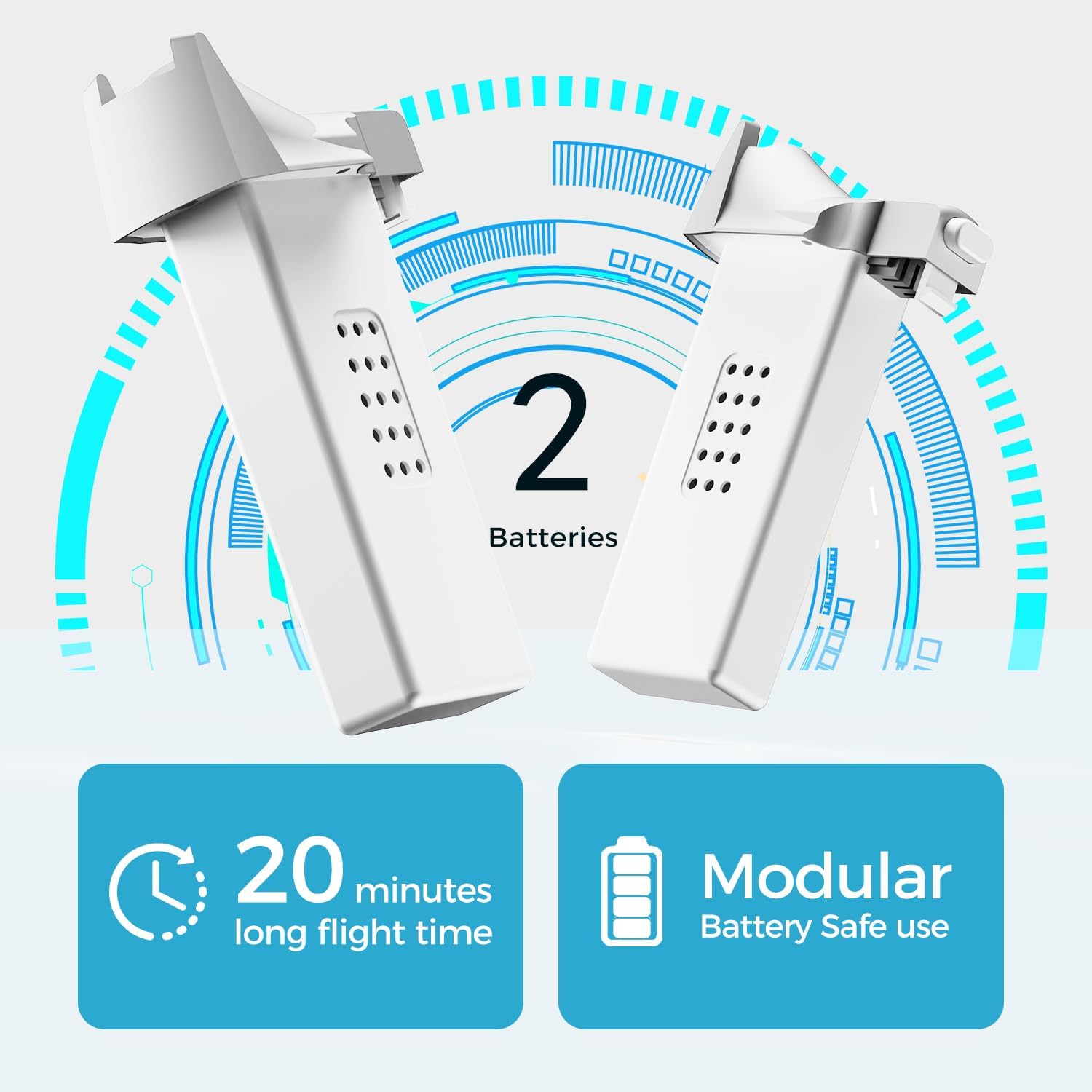 Q1 Mini Drone with Camera for Kids, Adults & Beginners, RC Quadcopter with Cool LED Lights, Headless Mode, 3D Flips, 2 Detachable Batteries, Drone Toys Gifts for Boys and Girls, Grey