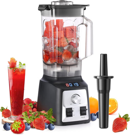 Blender Smoothie Maker, 2000W Powerful Blender for Kitchen with 2L Bpa-Free Tritan Container, 8 Sharp Blades with 30000 RPM High-Speed Jug Blender, Professional Smoothie Maker for Ice/Nut