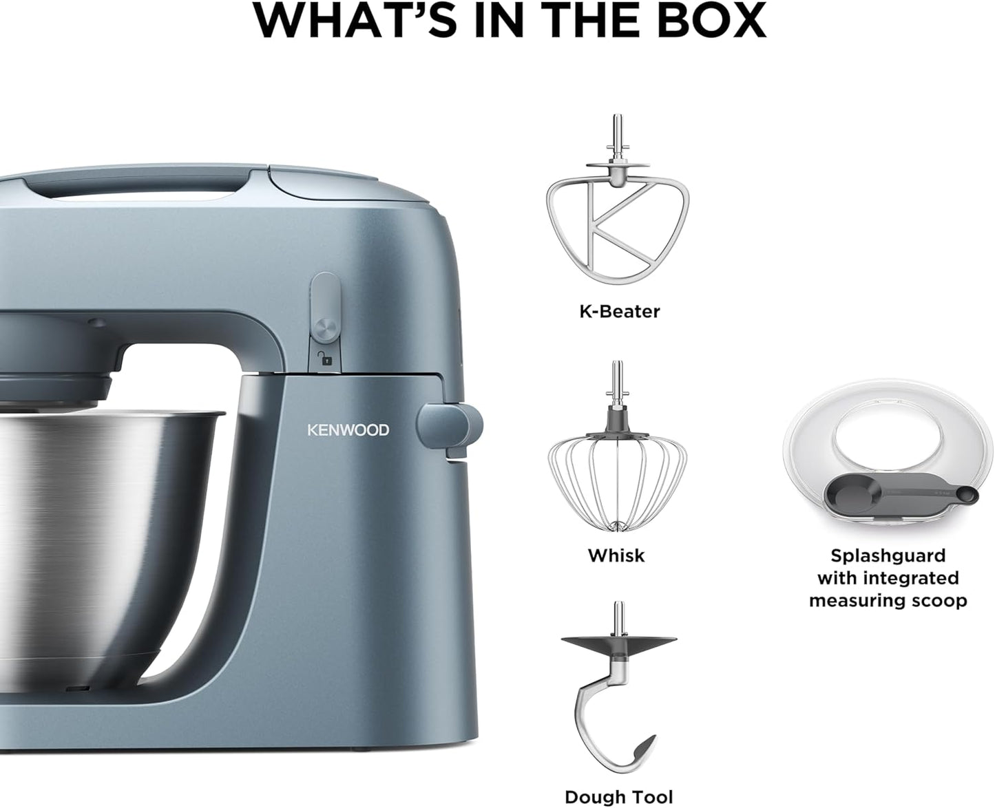 Kenwood KZM35.000GY Go Collection Stand Mixer, Storm Blue