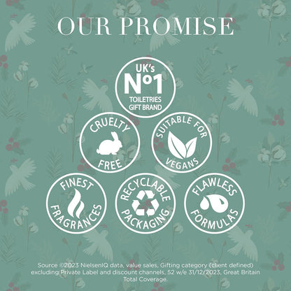 the Fuzzy Duck Winter Wonderland Luxury Bathtime Bliss Gift Set (Pack of 1) - Vegan Friendly