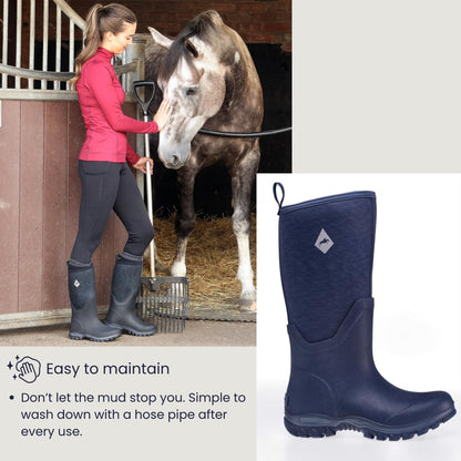 Neoprene Wellington - Dependable and Durable Ladies Outdoor Boots with Snug-Fit, Easy to Clean, Perfect for Horse Owners - Comfortable & True to Size