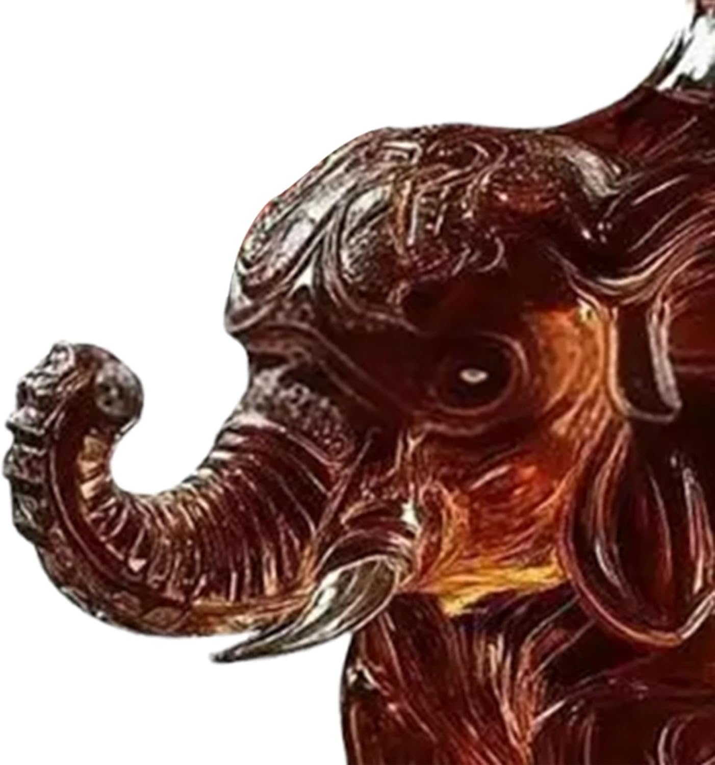 Animal Whiskey Decanter Men Dad Husband Gift, Glass, Unique Creative Transparent Wine Decanter Wine Bottle for Bar Hotel, Elephant
