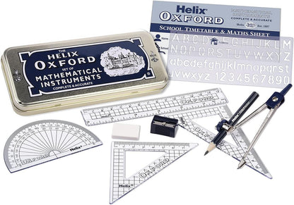 Oxford Complete Back to School Stationery Set - Comprehensive  Oxford School Supplies Set Including Maths Set, Pens, Ruler, Scientific Calculator & More - Ideal for High School or College