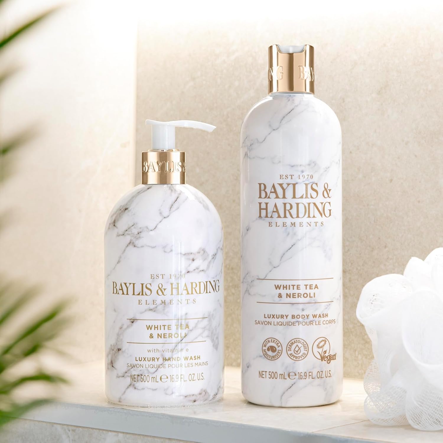Elements White Tea & Neroli Hand Wash, 500 Ml (Pack of 3) - Vegan Friendly