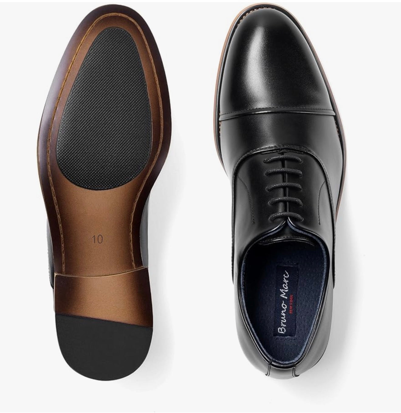 Bruno Marc Men’s Lace-Up Derby School Work Formal Shoes