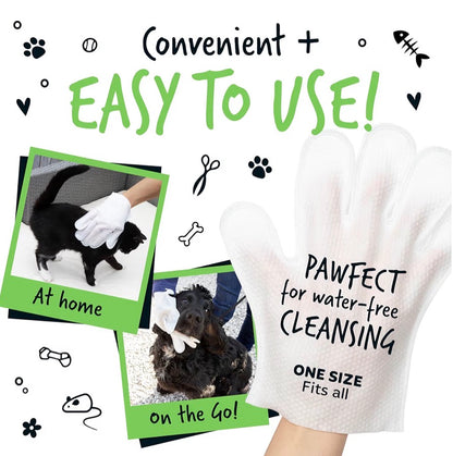 BUGALUGS Dog Grooming Glove Wipes 30 Pack