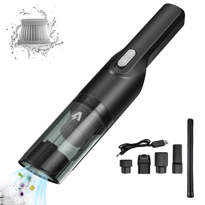 Powerful 6000Pa Cordless Handheld Vacuum Cleaner - Ideal for Home, Office, and Car Cleaning