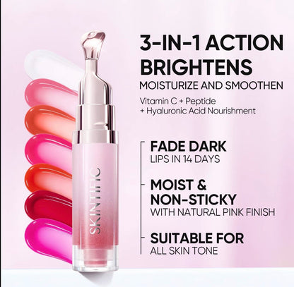 SKINTIFIC Hydrating Brightening Lip Serum | Hyaluronic Acid & Peptides