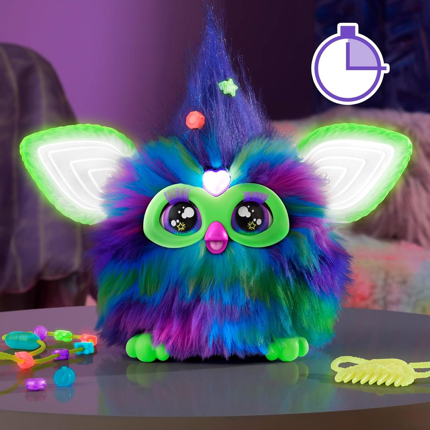 Galaxy Glow in the Dark Interactive Plush Toy - English Version, Galaxie