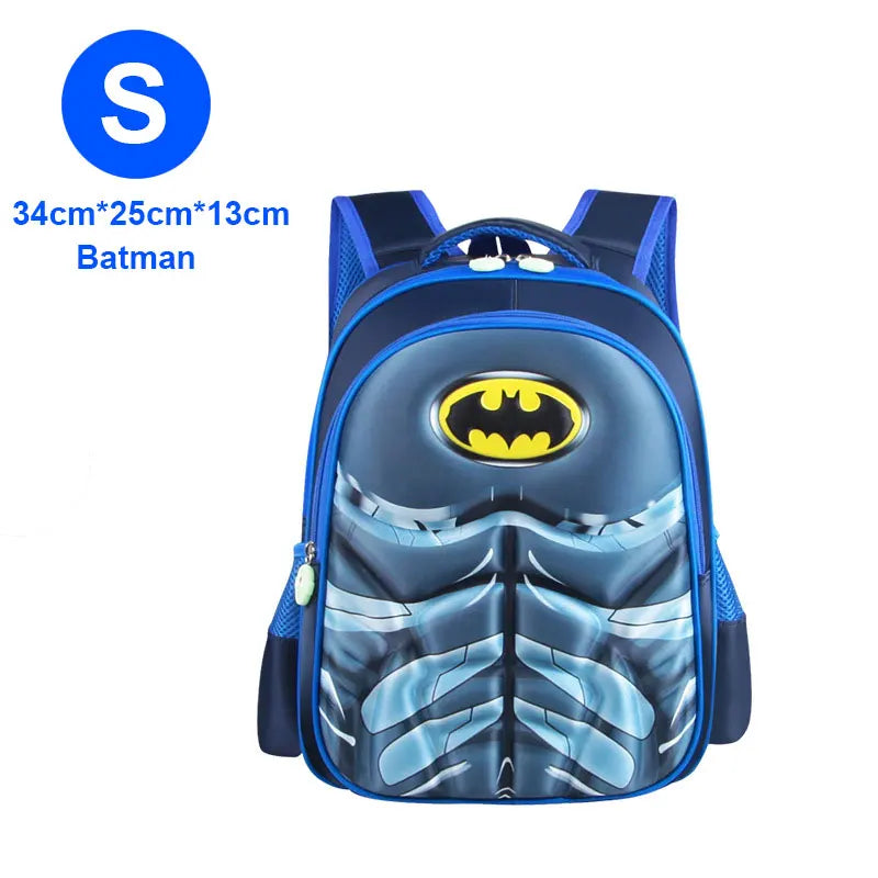 Boy Schoolbag Spiderman Captain America Children Kindergarten School Bag Teenager Kids Student Backpack