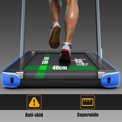 Folding Electric Treadmill with Bluetooth Connectivity (1-12 KPH)