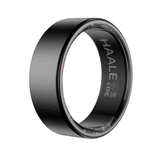 Haale Smart Ring Stainless Steel Fitness Tracker Android iOS