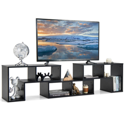 Stylish and Versatile Convertible TV Stand Set - Accommodates Screens up to 65 Inches