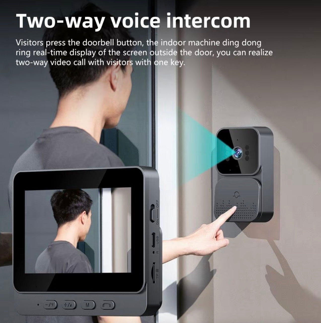 Video Doorbell Camera UK No Subscription Fees Smart Security