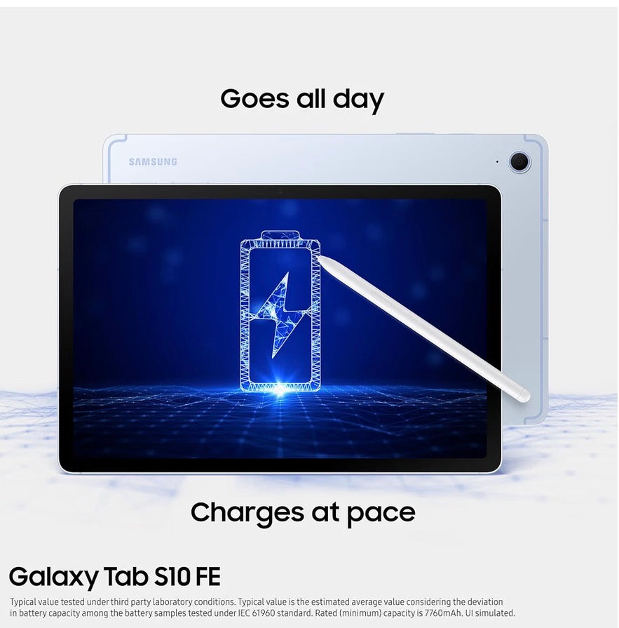 Samsung Galaxy Tab S10 FE 10.9-inch 128GB 8GB Wi-Fi S Pen Silver