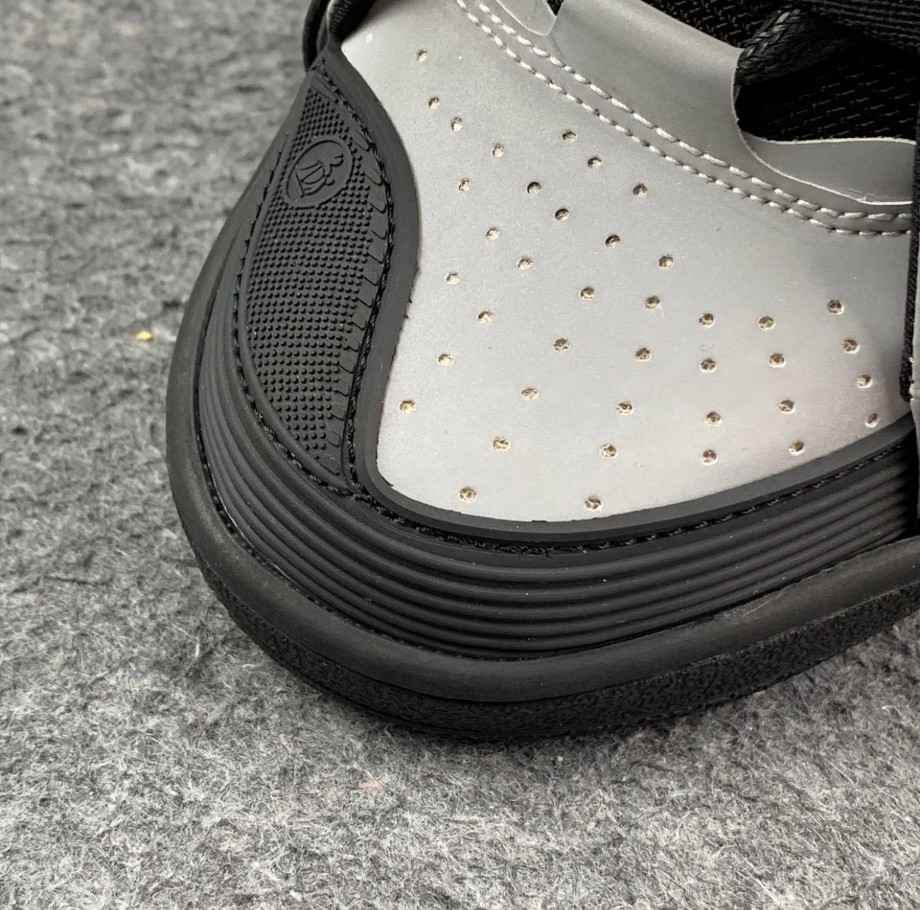 Lanvin Curb Sneakers 'Black Grey'