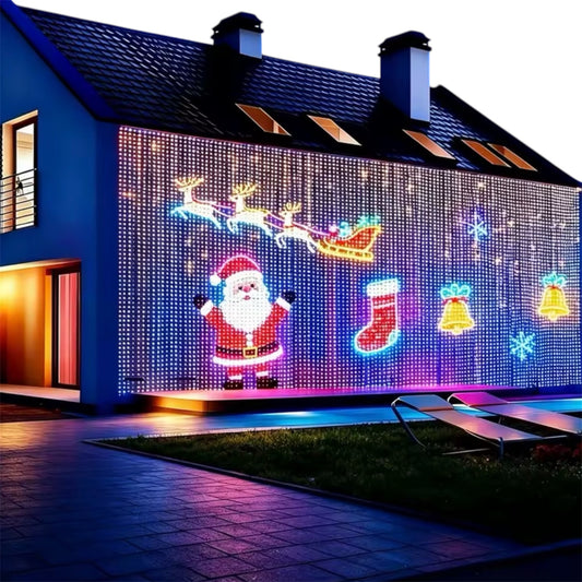 2026 Christmas LED Curtain Fairy Lights APP Control Waterproof DIY