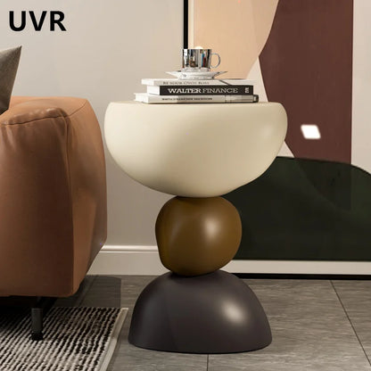 Creative Coffee Table Light Luxury Senior Sense of Cream Wind Living Room Sofa Corner Table Bedroom Bedside Table Furniture