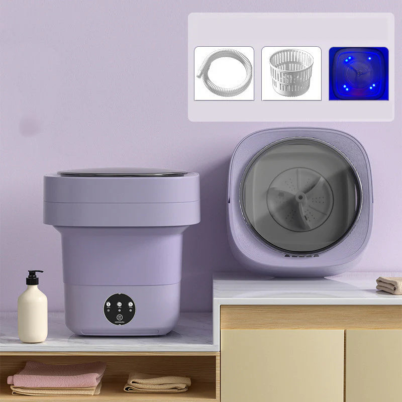 Portable Mini Washing Machine for Socks and Underwear - High Capacity with Spinning Dry Functionality - Available in 3 Models