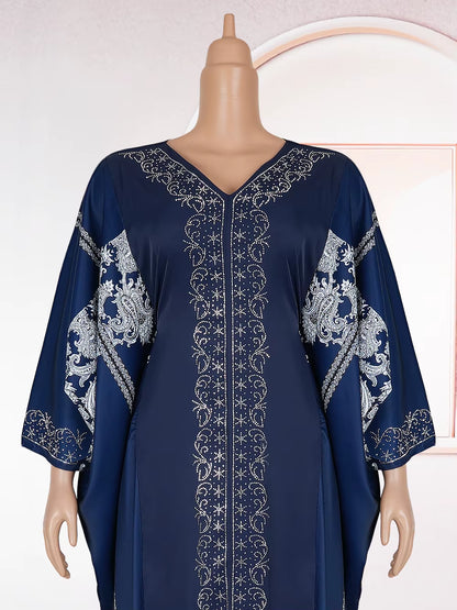 Abayas for Women Dubai Luxury 2025 African Muslim Fashion Dress Caftan Marocain Evening Party Dresses Boubou Robe Djellaba Femme