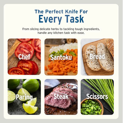 Ninja StaySharp 13-Piece Knife Block Set German Stainless Steel