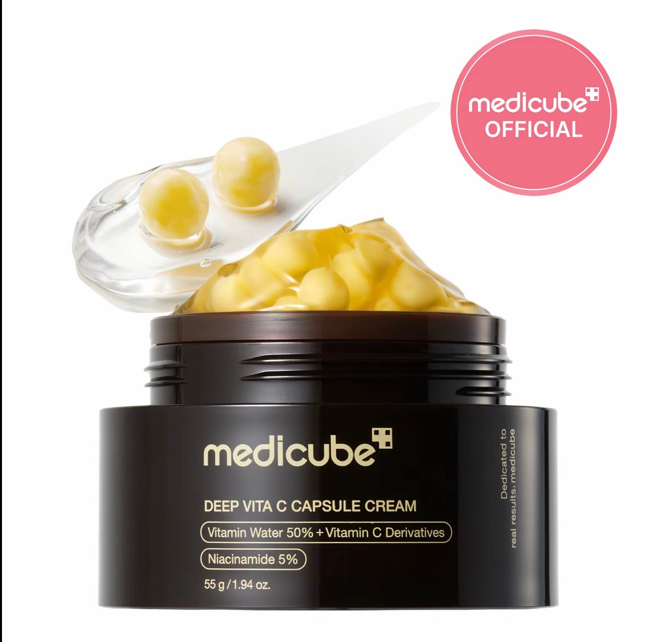medicube Deep Vita C Capsule Cream Golden Boba Vitamin Cream