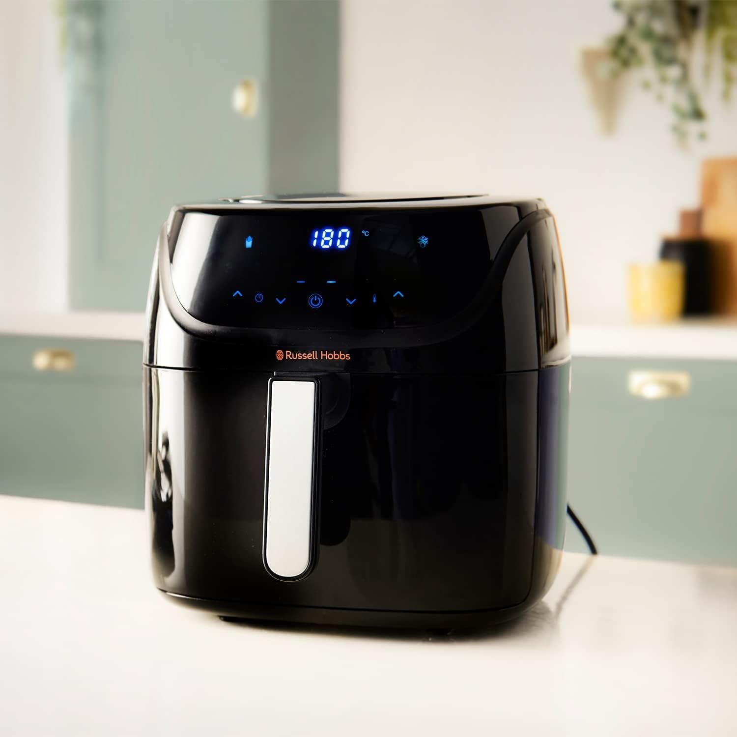 XXL Family Rapid Digital Air Fryer 8L [Compact Housing |7 Cooking Functions |10 Programmes] Energy Saving, Max 220°C, Use without Oil, Grill, Bake, Roast, Reheat, Frozen Etc. 27170