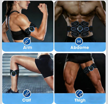 EMS Abdominal Muscle Trainer 8 Modes 18 Intensity Levels