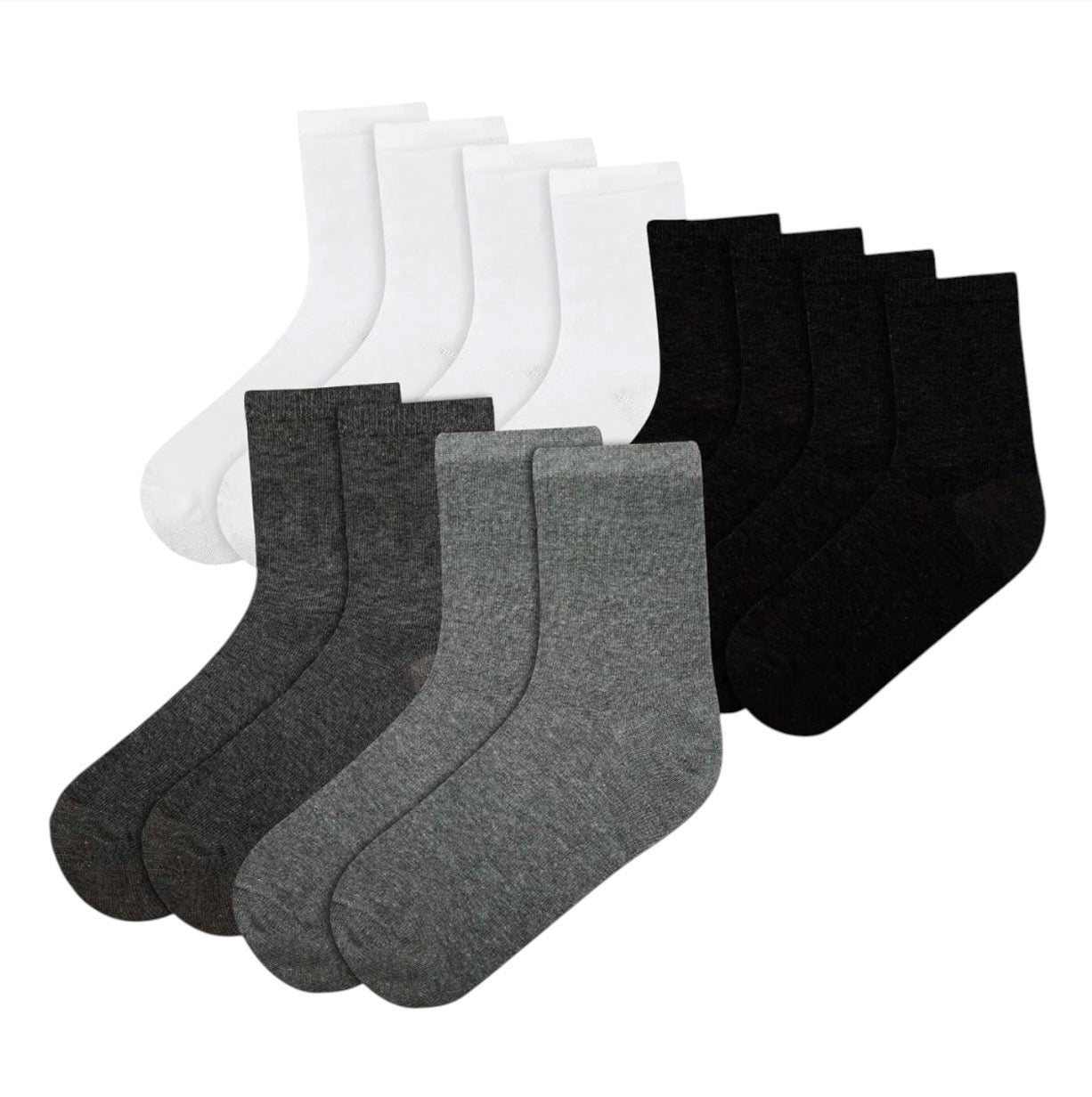 A2Z 4 Kids Cotton Rich School Socks Multipack Boys Girls