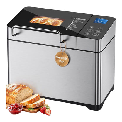 2.2LB Bread Maker Machine 710W | 17 Programmes & Ceramic Pan