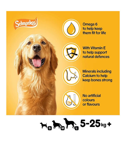 Pedigree Schmackos Mega Pack Dog Treats 110 Strips