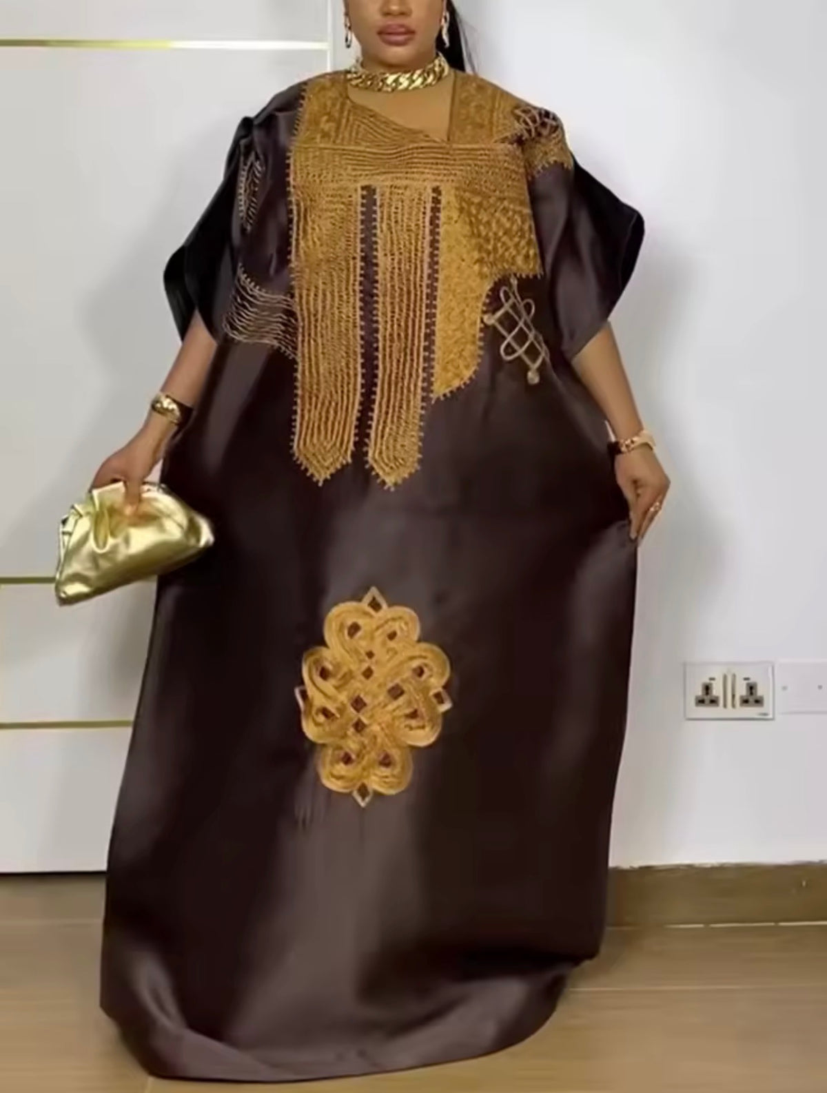 African Traditional Clothing Women Dashiki Ankara Kaftan Maxi Dress