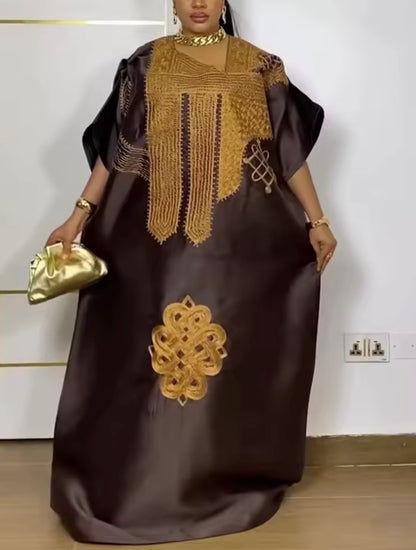African Traditional Clothing Women Dashiki Ankara Kaftan Maxi Dress