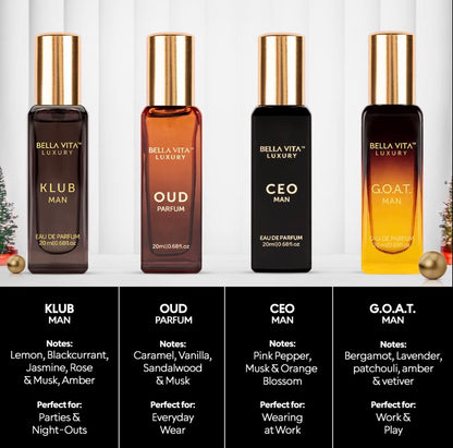 BellaVita Luxury 12 Pack Perfume Gift Set