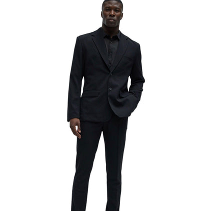 The Modern Stretch Slim Trouser Black