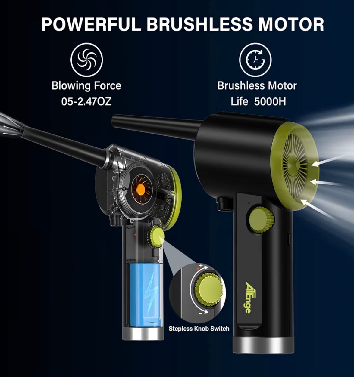 ATEngeus Cordless Electric Air Duster