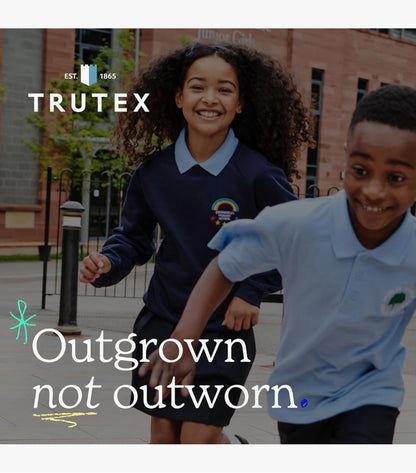 Trutex Boys’ White Short Sleeve School Shirts 2 Pack